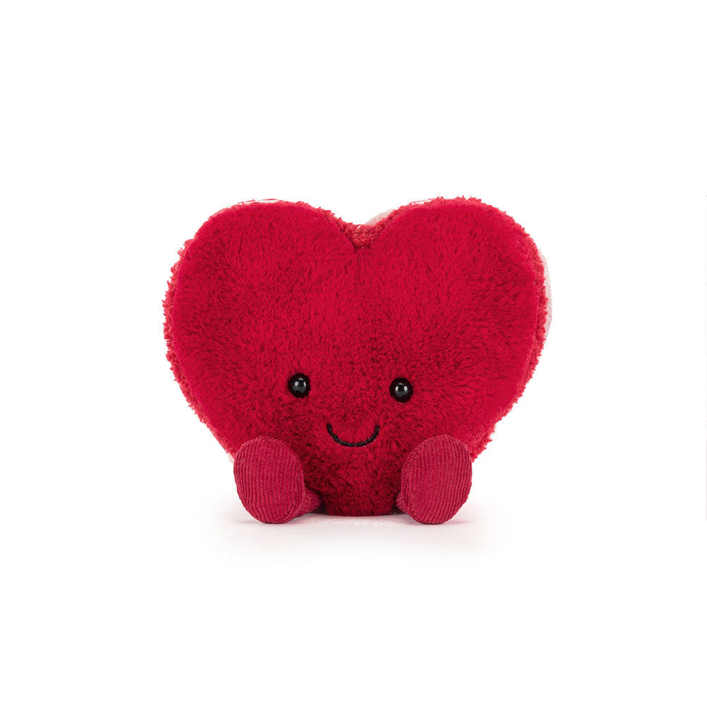 Jellycat Amuseables Colette Heart Macaron Pink