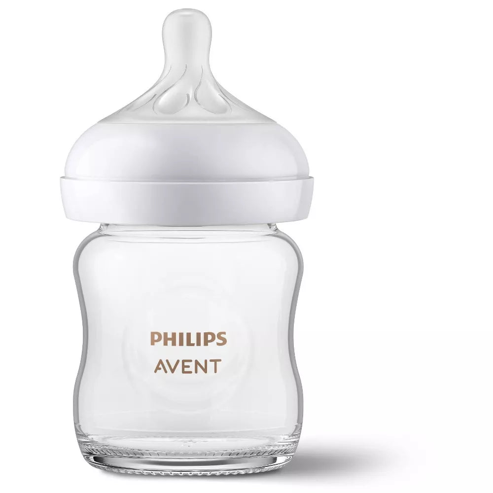 Avent Glass Natural Bottle 1pk 4oz - 0m+