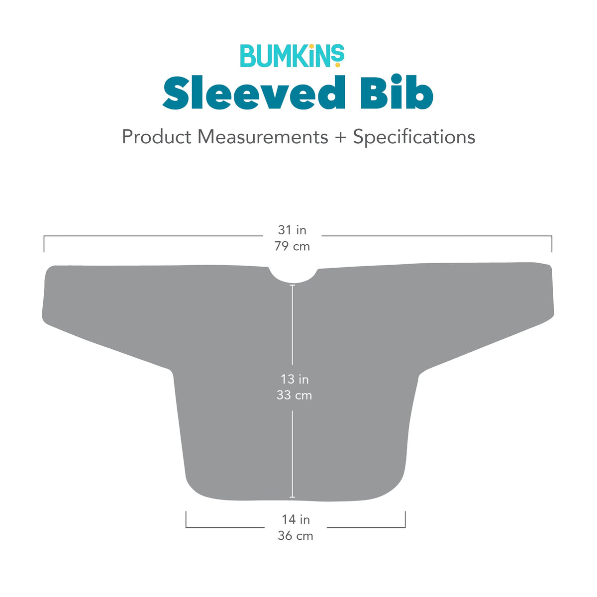 Sleeved Bib: Charcoal Check